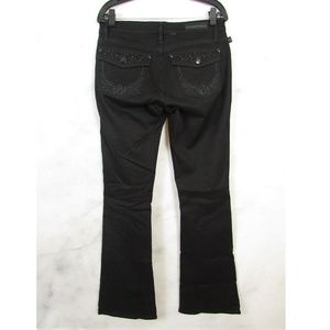 NWOT Rock & Republic Kasandra Black Embellish Jean